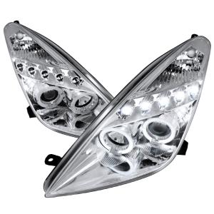 00-05 TOYOTA CELICA HALO LED PROJECTOR CHROME Spec D LED Halo Projector Headlights (Chrome)