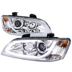 08-09 PONTIAC G8 PROJECTOR HEADLIGHT - CHROME Spec D Projector Headlights - LED DRL, Chrome Color