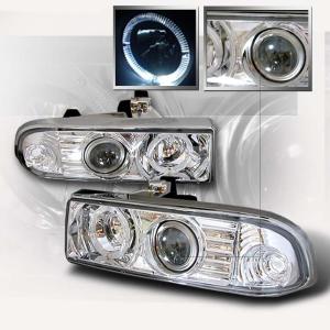 98-04 Chevrolet S10 HALO PROJECTOR HEADLIGHTS CHROME Spec D Halo Projector Headlights (Chrome)
