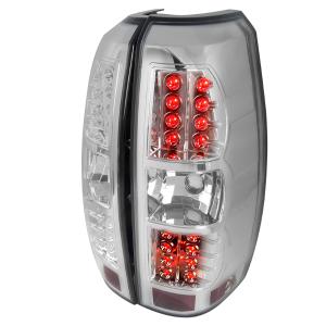 07-09 Chevrolet AVALANCHE CHROME LED TAIL LIGHTS Spec D LED Tail Lights (Chrome)