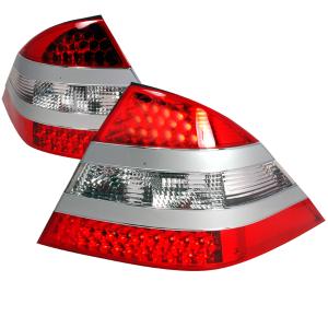 00-05 MERCEDES W220 LED TAIL LIGHTS RED Spec D LED Tail Lights (Red)