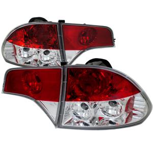 06-08 HONDA CIVIC ALTEZZA TAIL LIGHT CHROME Spec D Altezza Tail Lights (Chrome)