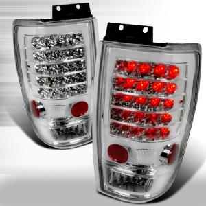 97-02 FORD EXPEDITION LED TAIL LIGHTS CHROME Spec D LED Tail Lights (Chrome)