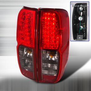 05-12 NISSAN FRONTIER LED TAIL LIGHTS RED SMOKE Spec D LED Tail Lights (Red/Smoke)