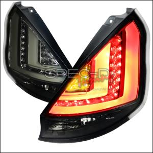2011-2013 Ford Fiesta Hatchback Models Only Spec D Smoked LED Tail Lights