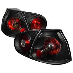 06-08 VOLKSWAGEN GOLF ALTEZZA TAIL LIGHT BLACK Spec D Altezza Tail Lights (Black)