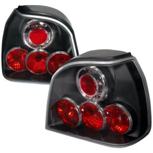 93-98 VOLKSWAGEN GOLF ALTEZZA TAIL LIGHT BLACK Spec D Altezza Tail Lights (Black)