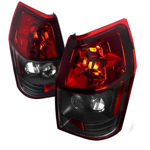 05-08 DODGE MAGNUM ALTEEZA TAIL LIGHTS RED WITH BLACK BOTTOM Spec D Altezza Tail Lights (Black/Red)