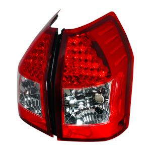 05-08 DODGE MAGNUM LED TAIL LIGHTS RED Spec D LED Tail Lights (Red)