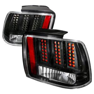 Euro black chrome altezza taillights ford mustang #8