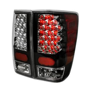 04-12 NISSAN TITAN LED TAIL LIGHTS BLACK Spec D LED Tail Lights (Black)