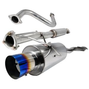 90-93 HONDA ACCORD 2.5 INCH INLET N1 STYLE CATBACK EXHAUST WITH BURNT TIP Spec D N1 Style Catback Exhaust with Burnt Tip (2.5