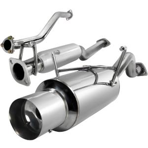 01-05 Honda Civic EX 2dr/4dr USA models only, 01-05 Honda Civic HX 2dr USA models only, 01-05 Honda Civic Si 2dr Canada models only, (Do not fit DX/LX/VP models) Spec D N1 Style Catback Exhaust (2.5