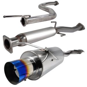 92-95 HONDA CIVIC HATCHBACK Spec D N1 Style Catback Exhaust with Burnt Tip (2.5