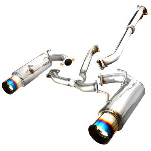 12-15 Subaru BRZ, 12-16 Scion FR-S Spec D Dual Catback Exhaust with Burnt Tip (2.5