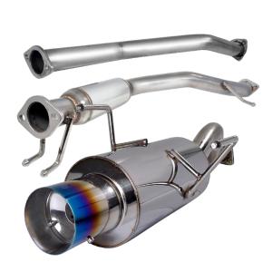 02-06 ACURA RSX 2.5 INCH INLET N1 STYLE CATBACK EXHAUST WITH BURNT TIP TYPE S ONLY Spec D N1 Style Catback Exhaust with Burnt Tip (2.5
