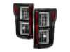 Ford F150 2018-2019 Light Bar LED Tail Lights (not compatible with rear blind spot sensor models) Spyder Auto Tail Lights