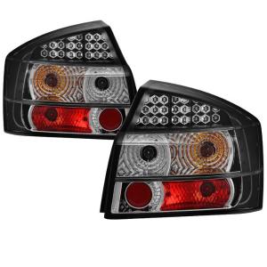02-05 Audi A4 (Does not fit covertible or wagon models) Spyder LED Tail Lights - Black