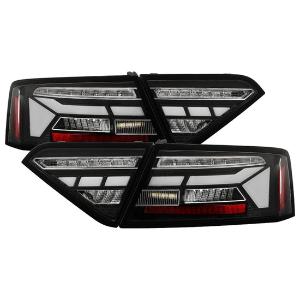 2013-2017 Audi A5 / S5 / RS5 Factory LED Model Only ( Not Compatible With Factory Incandescent Model ), 2013-2017 Audi A5 / S5 / RS5 Factory LED Model Only ( Not Compatible With Factory Incandescent Model ) Spyder Apex LED Black Tail Lights