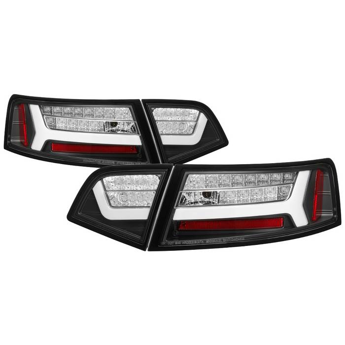    Audi A6 09-12 LED Tail Lights - Black Spyder Auto Tail Lights