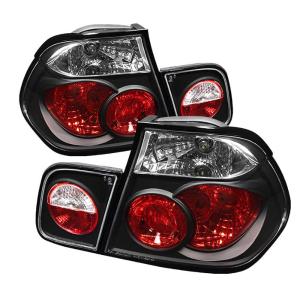 99-01 BMW 3 Series (4Dr E46) Spyder Tail Lights - Black