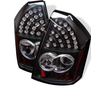 05-07 Chrysler 300 (300C) Spyder LED Tail Lights - Black