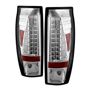 02-06 Chevrolet Avalanche Spyder LED Tail Lights - Chrome