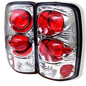 00-06 GMC Yukon, 01-06 Chevrolet Tahoe (1500/2500), 00-06 Chevrolet Suburban (1500/2500) Spyder Altezza Tail Lights - Chrome