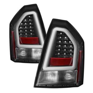 Chrysler 300 05-07 Version 2 Light Bar LED Tail Lights - Black