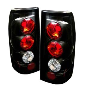 99-02 Chevrolet Silverado (1500/2500), 99-03 GMC Sierra (1500/2500/3500) Spyder Altezza G2 Tail Lights - Black