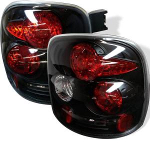 99-04 Chevrolet Silverado Spyder Auto Tail Lights - Euro (Jdm Black)