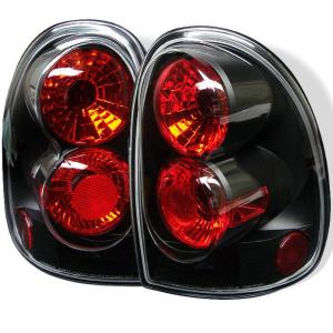 96-00 Plymouth Voyager, 96-00 Dodge Caravan (Grand), 96-00 Chrysler Town And Country, 98-03 Dodge Durango Spyder Altezza Tail Lights - Black