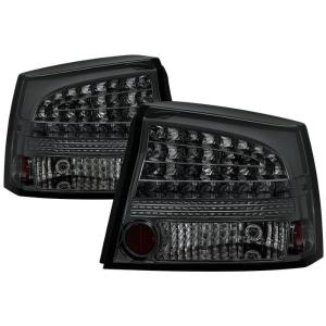 06-08 Dodge Charger Spyder Auto Tail Lights - LED (Smoke)