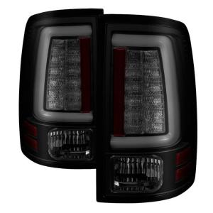 Dodge Ram 1500 09-16 / Ram 2500/3500 10-16 - Incandescent Model only ( Not Compatible With LED Model ) Light Bar LED Tail Lights - Black Smoke