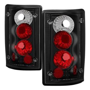 95-06 Ford Econoline, 00-06 Ford Excursion Spyder Altezza Tail Lights - Black