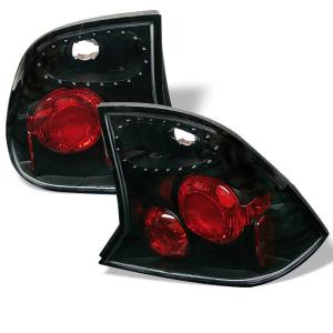 00-04 Ford Focus (4Dr) Spyder Altezza Tail Lights - Black