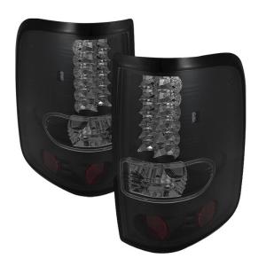 04-08 Ford F150 (Not Fit Heritage & SVT) Spyder Tail Lights - Black Smoke, LED