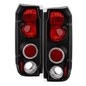 88-96 Ford Bronco, 87-96 Ford F150 Spyder Altezza Tail Lights - Black