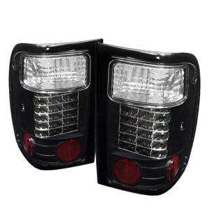 01-05 Ford Ranger Spyder LED Tail Lights - Black