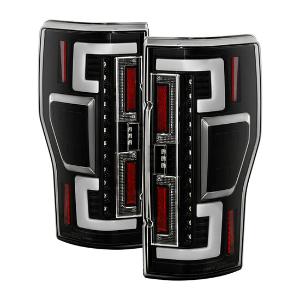 2020-2021 Ford F250 Superduty ( Halogen Model Only Does not fit Factory LED Model ) Spyder LED Black Tail Lights
