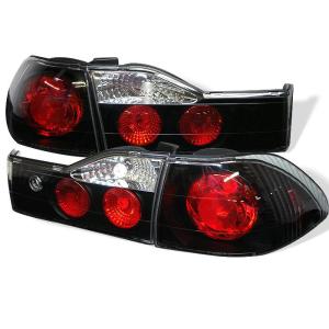 01-02 Honda Accord (4Dr) Spyder Altezza Tail Lights - Black