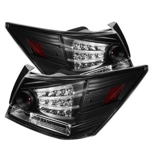 08-12 Honda Accord (4Dr) Spyder LED Tail Lights - Black