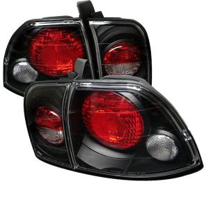 96-97 Honda Accord Spyder Altezza Tail Lights - Black