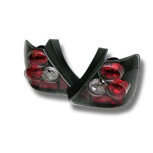 03-05 Honda Civic Spyder Auto Tail Lights - Euro (Jdm Black)