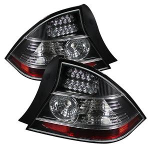 04-05 Honda Civic (2Dr) Spyder LED Tail Lights - Black