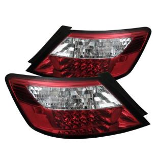 06-08 Honda Civic (2Dr) Spyder Auto Tail Lights - LED (Red Clear)