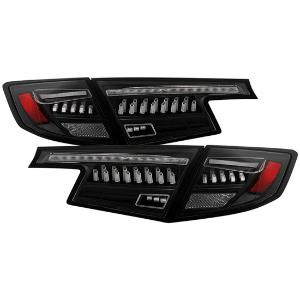 2022-2024 Honda Civic 5-Door Spyder Apex LED Black Tail Lights