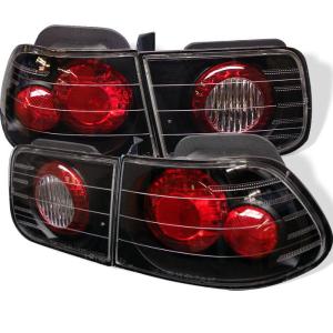 96-00 Honda Civic (2Dr) Spyder Altezza Tail Lights - Black