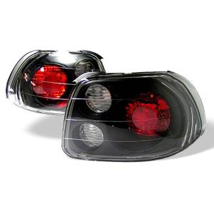 93-97 Honda Del Sol Spyder Altezza Tail Lights - Black