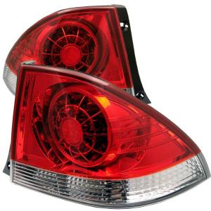 01-03 Lexus IS Spyder LED Tail Lights, Red Clear